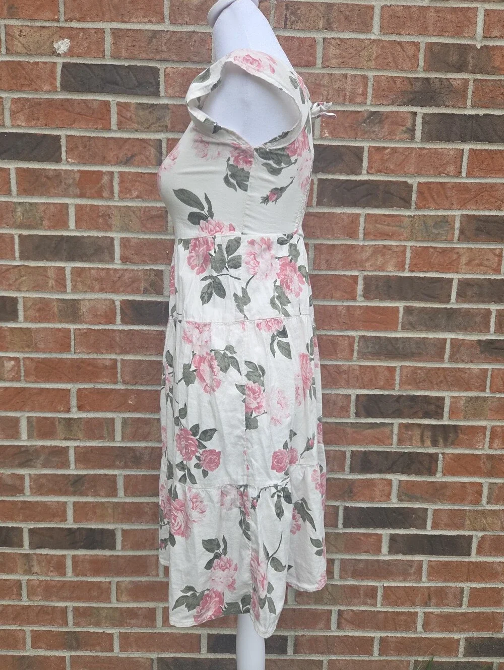 Girls Old Navy Woven Short Sleeve Maxi All-Day Dress M (8)